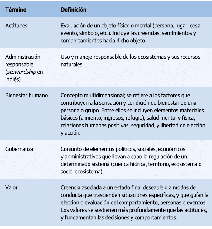 T rmino,Definici n,Actitudes,Evaluaci n de un objeto f sico o mental (persona, lugar, cosa, evento, s mbolo, etc.). I...