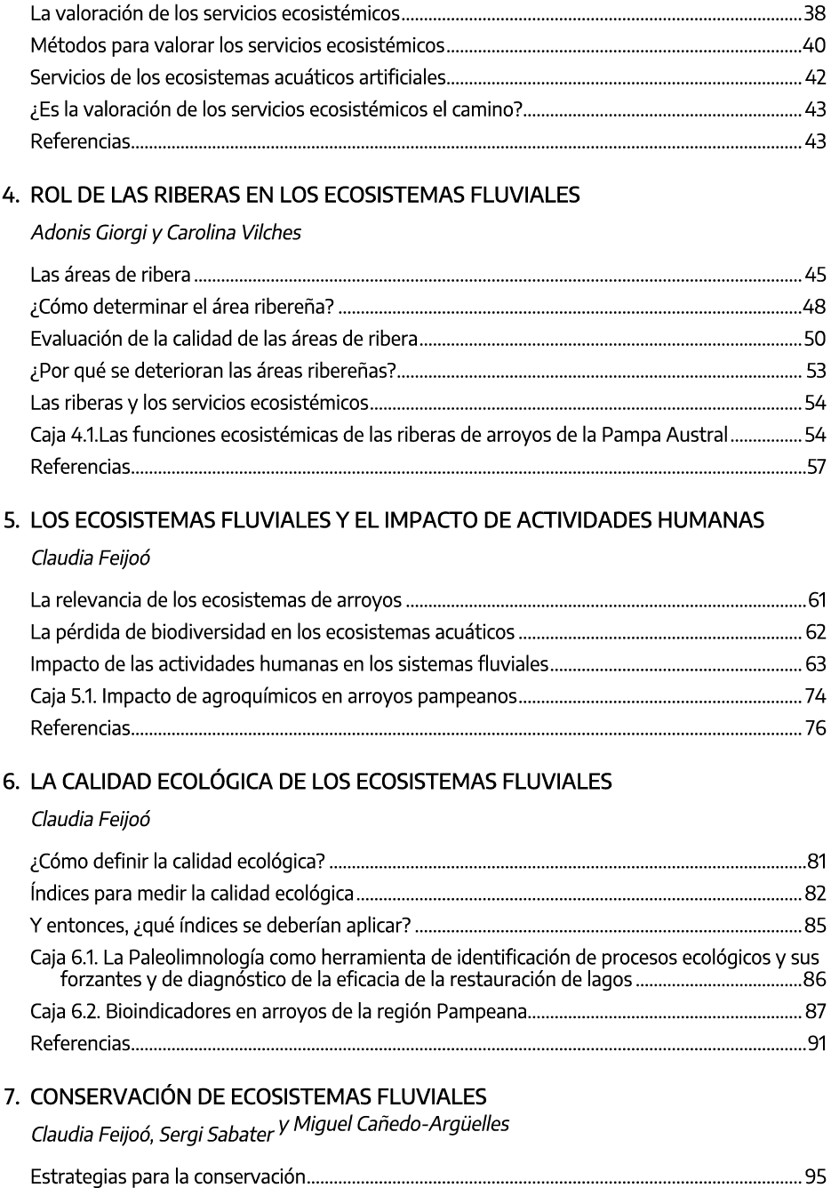 La valoraci n de los servicios ecosist micos 38 M todos para valorar los servicios ecosist micos 40 Servicios de los ...