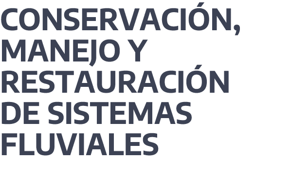 Conservaci n, manejo y restauraci n de sistemas fluviales