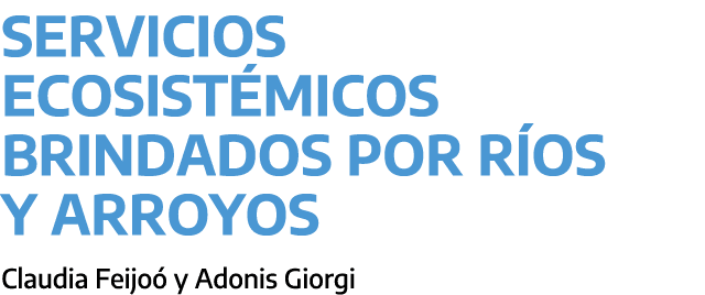 Servicios ecosist micos ﻿brindados por r os y arroyos ﻿Claudia Feijo y Adonis Giorgi