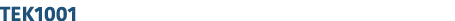 TEK1001 